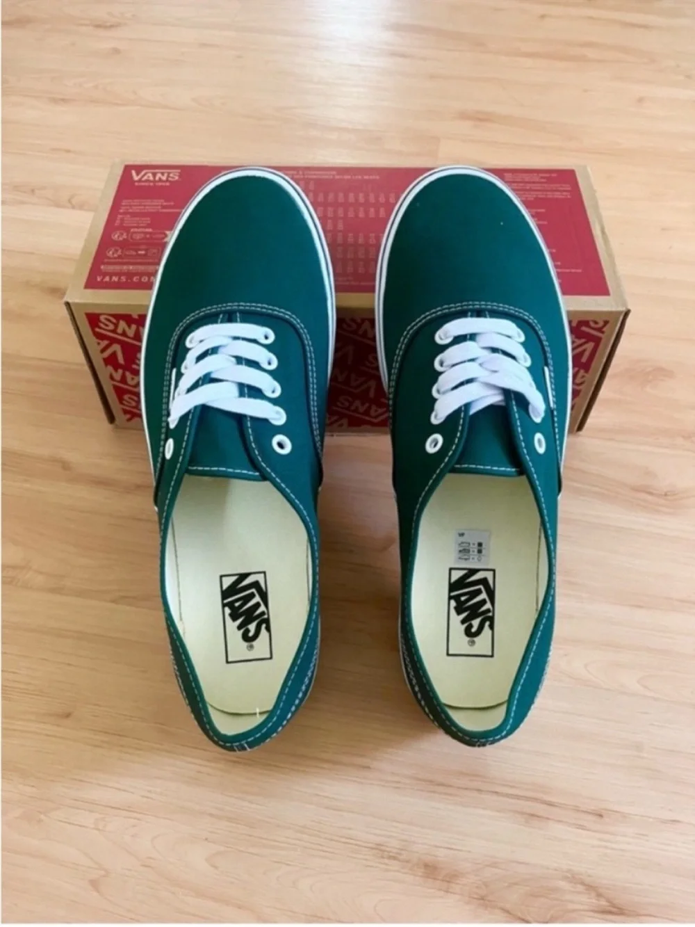 Vans Authentic Shoe Theory Emerald Green Mens 9.0 Us Women 10.5 US